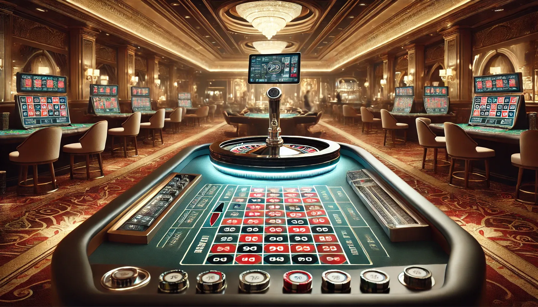 Variedade de jogos de cassino